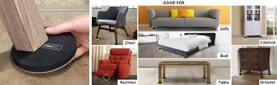 Place sliders under each leg or corner of the furniture that needs to be moved. Felt Sliders X Protector 8 Pieces 4 3 4 Inch Wood Furniture Sliders Heavy Ebay