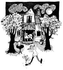 050 Villa Kunterbunt Pippi Langstrumpf M Nilsson Vor Villa Gif 694 769 Painting Art Character