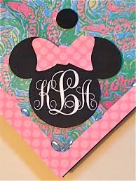 When it comes to how about you? Lilly Pulitzer Disney Monogram Graduation Cap Diy Sugar Spice And Sparkle