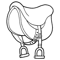 Printable horse coloring pages for kids! 26 Best Ideas For Coloring Horse Saddle Coloring Pages