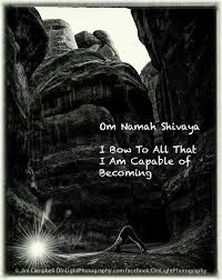 Om namah shivaya(of sanskrit origin; Om Namah Shivaya I Bow To All That I Am Capable Of Becoming Now I Understand The Real Meaning Of This Mantra Now I Yoga Quotes Yoga Words Om Namah Shivaya