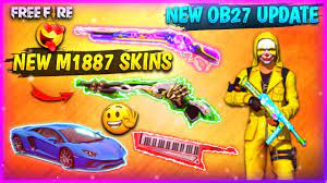 The changelog for free fire's upcoming big update ob27 is finally out, bringing a lot of changes to the game's weapon arsenal. New M1887 Skins After New Ob27 Update Sk Gaming Zone Youtube
