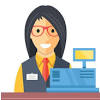 Their job description entails helping customers to choose from a variety of products; 1