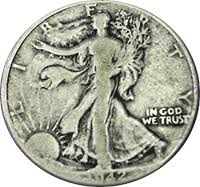 1942 D Walking Liberty Half Dollar Value Cointrackers