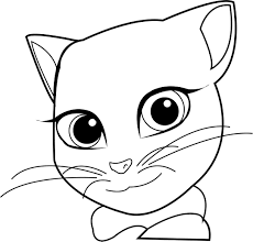 This color book was added on 2019 02 13 in talking tom coloring page and was printed 530 times by kids and adults. Talking Tom Coloring Pages Angela Page 1 Line 17qq Com Coloring Home