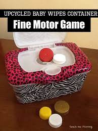 Upcycled Wipes Container Toy Baby Wipes Container Wipes Container Fine Motor Activities For Kids
