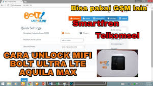Modem bolt ultra lte unlock . Cara Unlock Mifi Bolt Ultra Lte Aquila Max Youtube