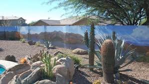 Using a heavy duty adhesive apply wall liner to the wall where the mural is to be placed. Wall Sensations Murals Want To Beautify Your Phoenix Backyard Block Walls