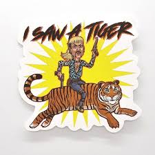 Joe exotic, the subject of netflix's smash hit docuseries tiger king, will be played by nicolas cage in an upcoming scripted series on cbs. Accessories Joe Exotic Tiger King Stickers Bundle Deal Poshmark
