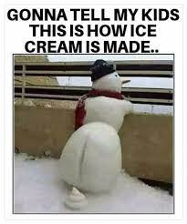 Snowman Pooping How Ice Cream Is Made Really Stupid Jokes Funny School Jokes Haha Funny