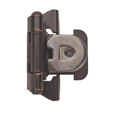 Maybe you would like to learn more about one of these? Amerock Oil Rubbed Bronze 1 4 In Overlay Single Demountable Partial Wrap Cabinet Hinge 2 Pack Bpr8715orb The Home Depot