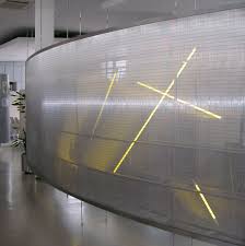 The clean and defined square edge, which is 13 gauge, 1.5 construction, is easy to work with and can be used as a framing solution for a wide range of wire mesh patterns and spacings. Interior Wall Facade Metal Google Search Metal Wall Panel Interior Wall Design Metal Interior Design