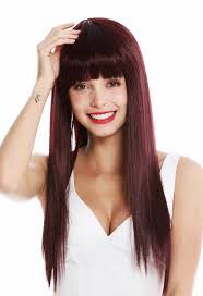 Weitere ideen zu schöne rote haare, rote haare, rotes haar. Perucke Lang Glatt Bordeaux Rot Vk 8 99j