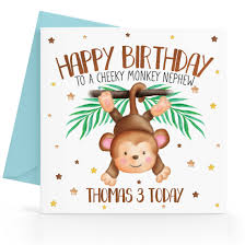 So have fun playing pranks on your friends and loved ones. Personalised Boys Birthday Card Monkey 1st 2nd 3rd 4th 5th Son Grandson Nephew Ebay