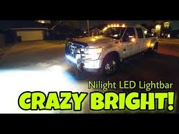 Ford F450 Lighting Up The Night Nilight Led 36 234w Lightbar Install Youtube