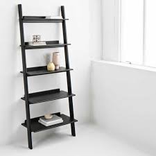 Using 1x3 select pine boards and 1x10 boards i created this simple diy leaning ladder shelf that will spruce up any room to display your favourite. Modern Leaning Wide Bookshelf