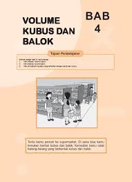 Rumus kubus satuan kelas 5. Matematika Sd Mi Kelas 5 Bab 4