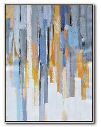 Abstract Painting Extra Large Canvas Art Vertical Palette Knife Contemporary Art Wall Art Ideas For Living Empty base for picture or text. abstract painting extra large canvas