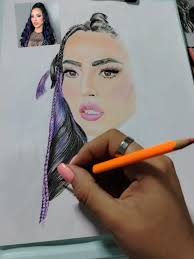 Pintando a la Patrona de Muchos!! #retrato #dibujo #arte #karlabustillos  #lapatrona @Karla Bustillos ❤️