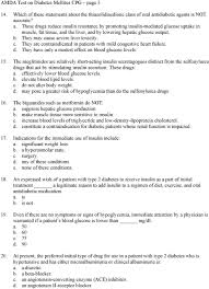 Millions of people areaffected by diabetes mellitus (dm). Cme Test For Amda Clinical Practice Guideline Diabetes Mellitus Pdf Free Download