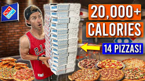 Pasta dishes with creamier sauces often contain the most calories and grams of fat. I Tried To Eat Every Pizza On The Dominos Menu Youtube