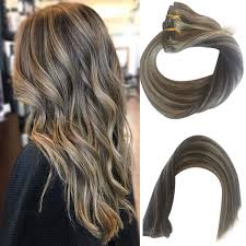 The loose long half straight hair can look good. Remy Clip In Hair Extensions Balayage 70grams 15 Dark Brown To Bleach Blonde Highlights For Beauty Short Silky Straight 7pcs Real Hair Extensions Clip In Human Hair 15 Inch 2 613