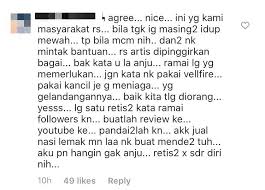 Sesetengah artis malaysia mahukan bantuan khas dari kerajaan sedangkan kerajaan dah umumkan yg rakyat semua dapat ikut. Zarina Anjoulie Sindir Artis Tayang Harta Mewah Tapi Minta Bantuan Kerajaan