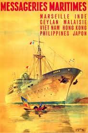 Envoyez facilement votre colis du japon en france. 49 Messageries Maritime Ideas Travel Posters Vintage Travel Posters Ship Poster