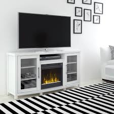 Black And White Fireplace Tv Stand White Tv Stand With Fireplace Fireplace Tv Stand White Tv Stands Family Room Design