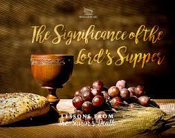 Check spelling or type a new query. Lessons From The Savior S Death Significance Of The Lord S Supper Seventh Day Adventist Reform Movement