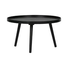 woood bijzettafel mesa l zwart gelakt o60x34 cm kopen bijzettafels karwei bijzettafel bijzettafels salontafel