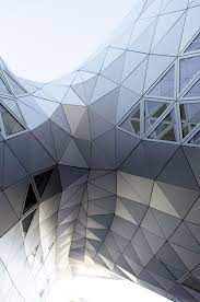 parametrisches kaleidoskop hotelfachschule in montpellier architektur innenarchitektur origami architektur parametrische architektur