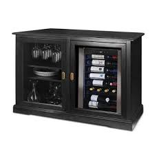 Buffet cabinet with wine fridge. Siena Wine Credenza With Cooling Storage Option Antique Gray Wine Enthusiast