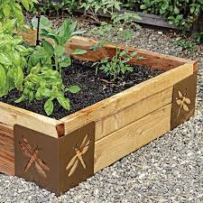 They have complete raised bed kits or you can order corner connectors if you want to use your own planks. Bloom Instabrace Sun Raised Bed Corner Brackets Set Of 4