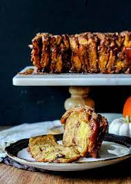 Knead on floured surface 5 to 7 minutes until smooth and elastic. Pumpkin Pecan Cinnamon Sugar Pull Apart Bread Bakerita