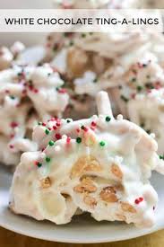 White Chocolate Ting A Lings Recipe Salty Sweet Treats Cookies Recipes Christmas Christmas Food