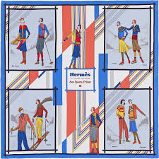 La Maison Des Carres Hermes Aux Sports D Hiver History Design Hermes Scarf Silk Accessories