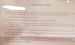 Uscis texas service center p.o. I 693 Deficiency Notice Guys Pls Does Anyone Have An Idea What Exactly I Am Supposed To Do I Thought I Was Going To Get My Ead And An Invitation For An Interview