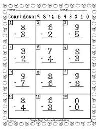 Back To School Touch Math Addition And Subtraction Single Digit Touch Math Math Addition Touch Math Worksheets