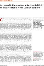 Follow carlo ferrario (@carloferrario) to never miss photos and videos they post. Increased Inflammation In Pericardial Fluid Persists 48 Hours After Cardiac Surgery Circulation