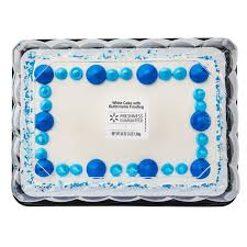 When it comes to decorating the cake, you will find there are many options to consider. Freshness Guaranteed White Cake With Buttrcreme Frosting 1 4 Sheet Cake 48 Oz Walmart Com Walmart Com