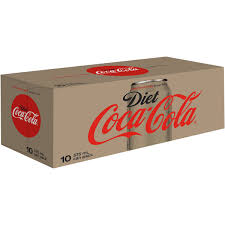 Coca Cola Diet Soft Drink Multipack Cans Caffeine Free 375ml X10 Pack Woolworths
