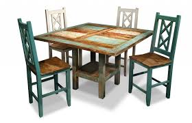 Arizona rustic oak breakfast nook set. Distressed Dinner Table Dining Room Furniture Distressed Furniture Furniture