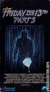 Friday the 13th is an american horror franchise that comprises twelve slasher films, a television series, novels, comic books, video games, and tie‑in merchandise. Friday The 13th Part 3 Vhscollector Com