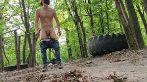 andkvcat cute twink in forest made sport