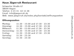 Photos, address, and phone number, opening hours, photos, and user reviews on yandex.maps. á… Offnungszeiten Haus Jagerruh Restaurant Schwerter Strasse 67 In Hagen