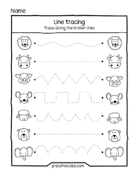 Trace letters alphabet and sight words abcs writing and. Line Tracing L1 Preschool365