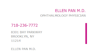 1003813247 Npi Number Ellen Pan M D Brooklyn Ny Npi Registry Medical Coding Library Www Hipaaspace Com C 2022