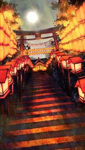 cảnh anime おしゃれまとめの人気アイデア pinterest a a ファンタジーな風景 神社 イラスト 風景