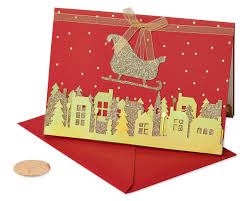 For friends and family who deserve a little extra, our expertly crafted and handmade greeting cards are designed to inspire joy and leave a lasting impression. Papyrus Christmas Cards Boxed Gold Glitter Holiday Sleigh 8 Count Buy Online In Japan At Desertcart Jp Productid 81967154